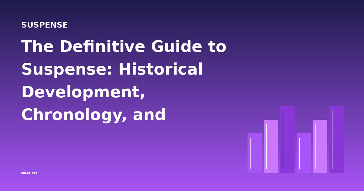 The Definitive Guide to Suspense: Historical Development, Chronology, and Authoritative Overview