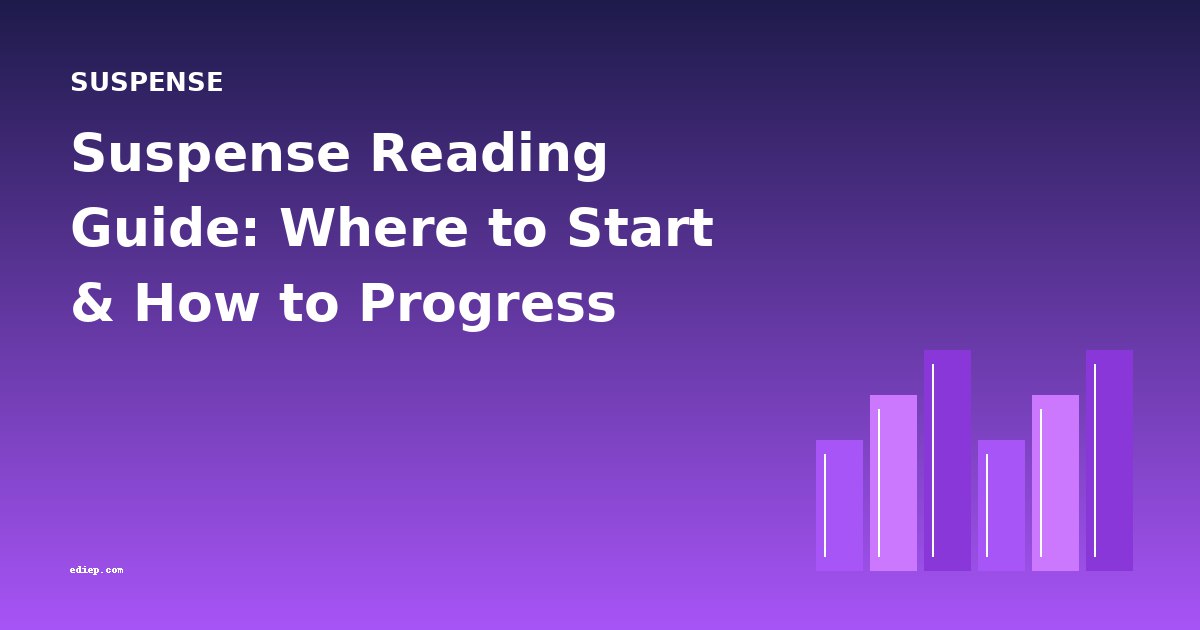 Suspense Reading Guide: Where to Start & How to Progress